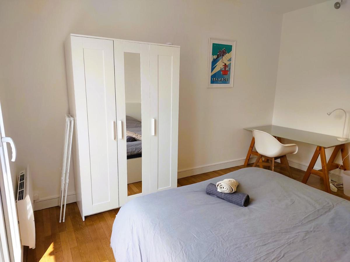Champon - Lumineux 2 Chambres Avec Garage Prive - Tram A 1 Min Гренобль Экстерьер фото